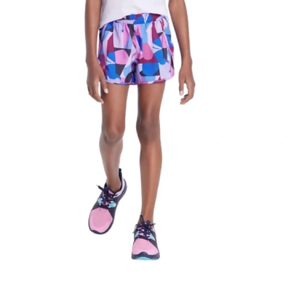 All In Motion Girls Colorful Geometric Print Shorts | Size XL (14)